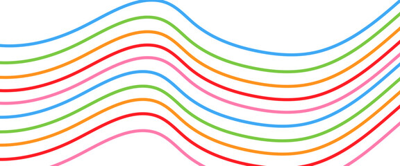  Modern colorful flowing wave lines and glowing moving lines. Futuristic technology and sound wave lines background. esign used for banner, template, science, business and many more.