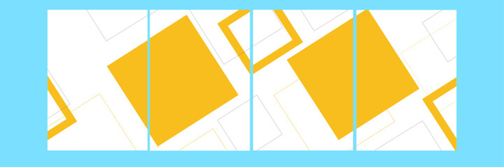 Set of A4 vertical brochures. Abstract geometric background. Cover design in flat style. Business template collection. Vector illustration. Design poster, cover, wallpaper.