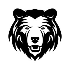 bear silhouette illustration