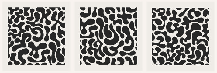 Abstract backgrounds, cyberpunk elements in trendy psychedelic rave style. Retrofuturistic aesthetics of the 2000s.