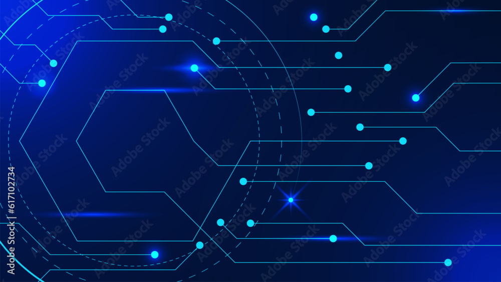Poster connected lines and dots. big data visualization, global network connection, digital communication t