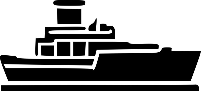 recommend clip art: Battleship line icon, outline vector sign, linear pictogram isolated sign, symbol, vector, art