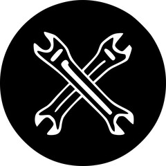 Spanner, wrench line icon, outline vector sign, linear style sign, symbol, vector, art