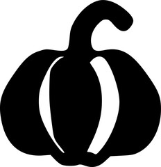 Pumpkin icon vector, filled flat sign, solid pictogram isolated on sign, symbol, vector, art