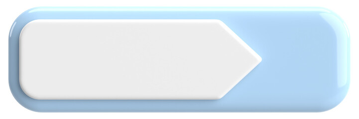 3D button. Empty button. 3D illustration.