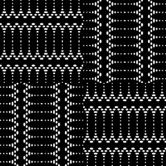 Geometric pattern. Seamless background  with  abstract shapes. Black and white wallpaper. Abstract background  with Repeating pattern for decor, textile and fabric.