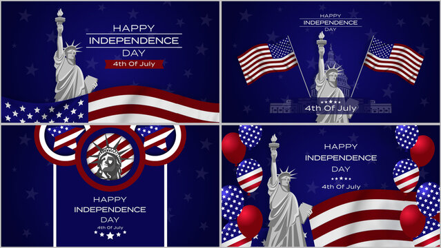 Independence Day Titles Dark Theme