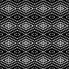 Geometric pattern in ethnic style. Seamless ornament  with  abstract shapes. Black and white wallpaper. Abstract background  with Repeating pattern for decor, textile and fabric.