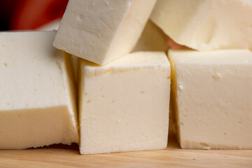 White cream cheese for making salads