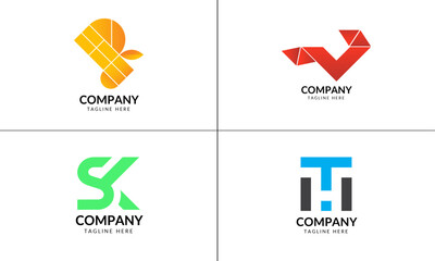 Set of logos for web design