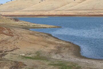 lake and mountains