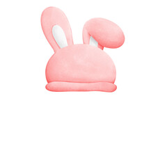 Easter hat with bunny ears 