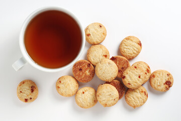 Cookies and cup of tea