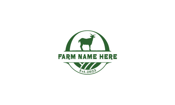 Goat farm logo. Boer goat logo design. Family farm logo ideas. Animal farm logo design. Dairy farm logo design free. Free farm logo design