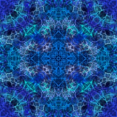 Geometric surface seamless pattern, mandala