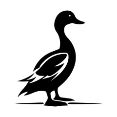 Duck silhouette illustration