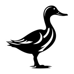 Duck silhouette illustration
