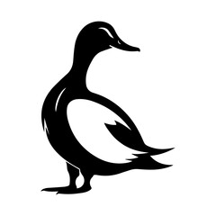 Duck silhouette illustration