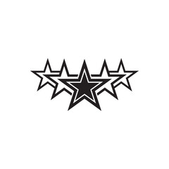 Star logo icon ,illustration design template vector.