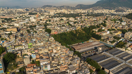 Fototapeta na wymiar Favela Morro do Tuiuti