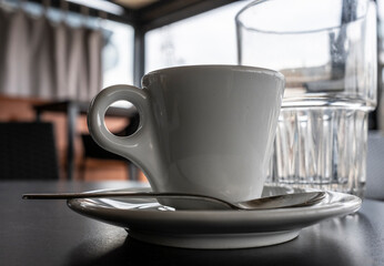 Coffee cup on the table
