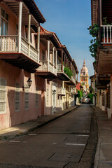 street in the old town, Cartagena