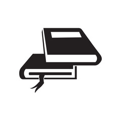 Book icon simple logo vector illustration template design.