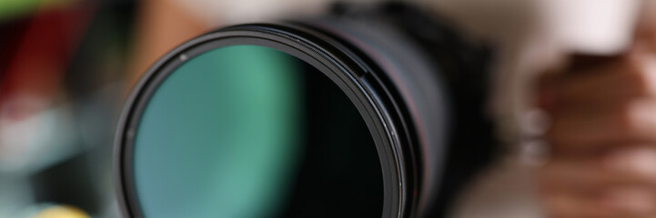 Professional camera lens, photographic lens or photographic objective