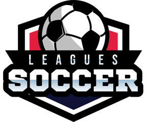 Amazing logo soccer in vector file