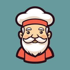 Creative and professional logo designs featuring an uncle chef mascot, cook mascot, and old chef. Elevate your brand with these unique cook logo designs.