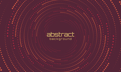 spiral dot geometric background, abstract background, vector illustration