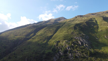 late afternoon in the kuhtai mountains in summer.