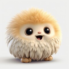 Cute Cartoon Fluffy Creature