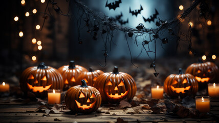 Pumpkin lantern. halloween