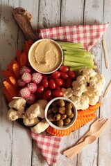 plateau de crudités