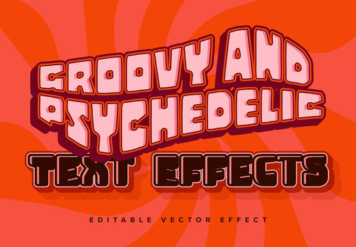 Set of Psychedelic Text Effects