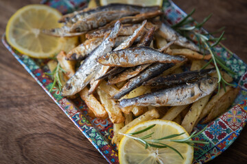 Grilled sardnie fish