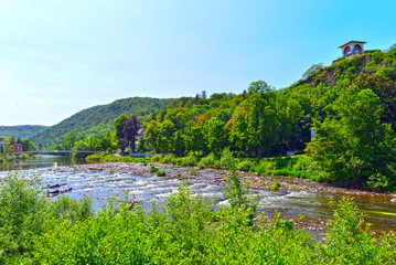 Die Nahe im Kurpark Bad Kreuznach (Naturschutzgebiet)