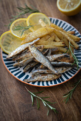 Grilled sardnie fish