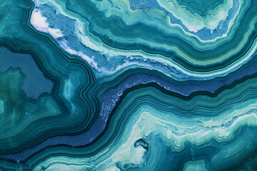 Blue Geode Texture Background Generative AI