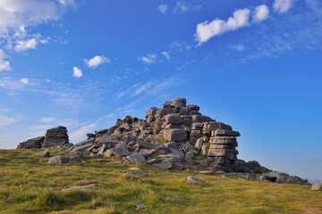 Yes Tor, a granite rocky outcrop situated in Dartmoor National Park, Devon. It is the second highest point in southern England. 