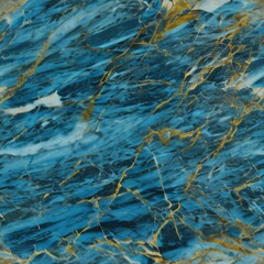 Blue and gold marble luxury glossy ultra realistic stone marble, high definition extreme detail, 4k