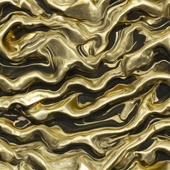 melted gold fluid, extremely smooth surface, polished, 4k