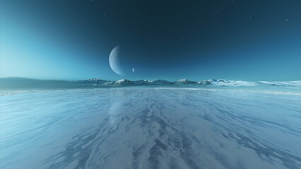 惑星の地表 © tsuneomp