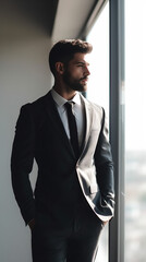 Man in a suit ai generated