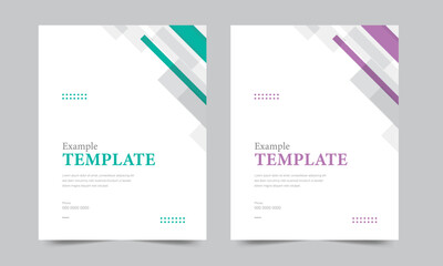 Cover design for annual report and business catalog, magazine, flyer or booklet. Brochure template layout. A4 cover vector EPS-10