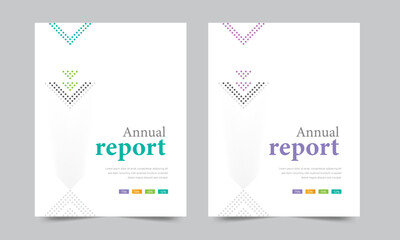 Cover design for annual report and business catalog, magazine, flyer or booklet. Brochure template layout. A4 cover vector EPS-10