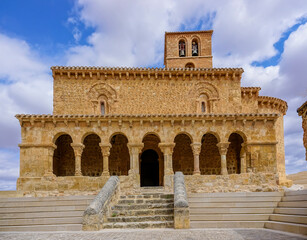 Fototapeta premium Church of San Miguel, birthplace of the Romanesque in the province of Soria
