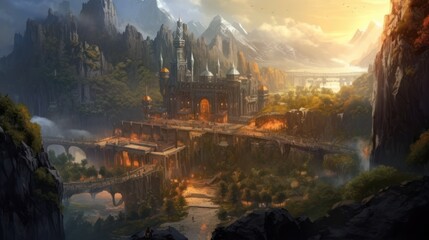 Fantasy RPG Surroundings Game Artwork