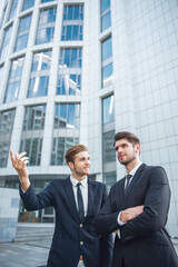 Handsome young businessmen